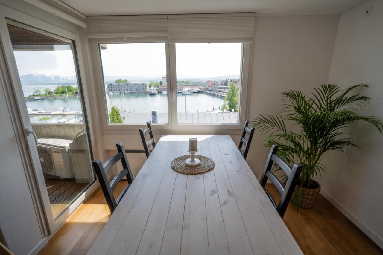 Traumwohnung Direkt Am Hafen Romanshorn Exterior foto